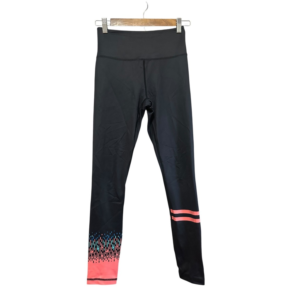 ZYIA Active Leggings Womens Size 2 Black High Waist‎ Athletic Yoga Workout